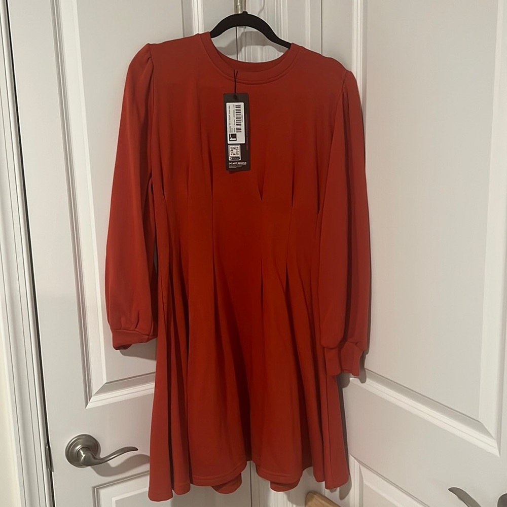 Skater mini dress